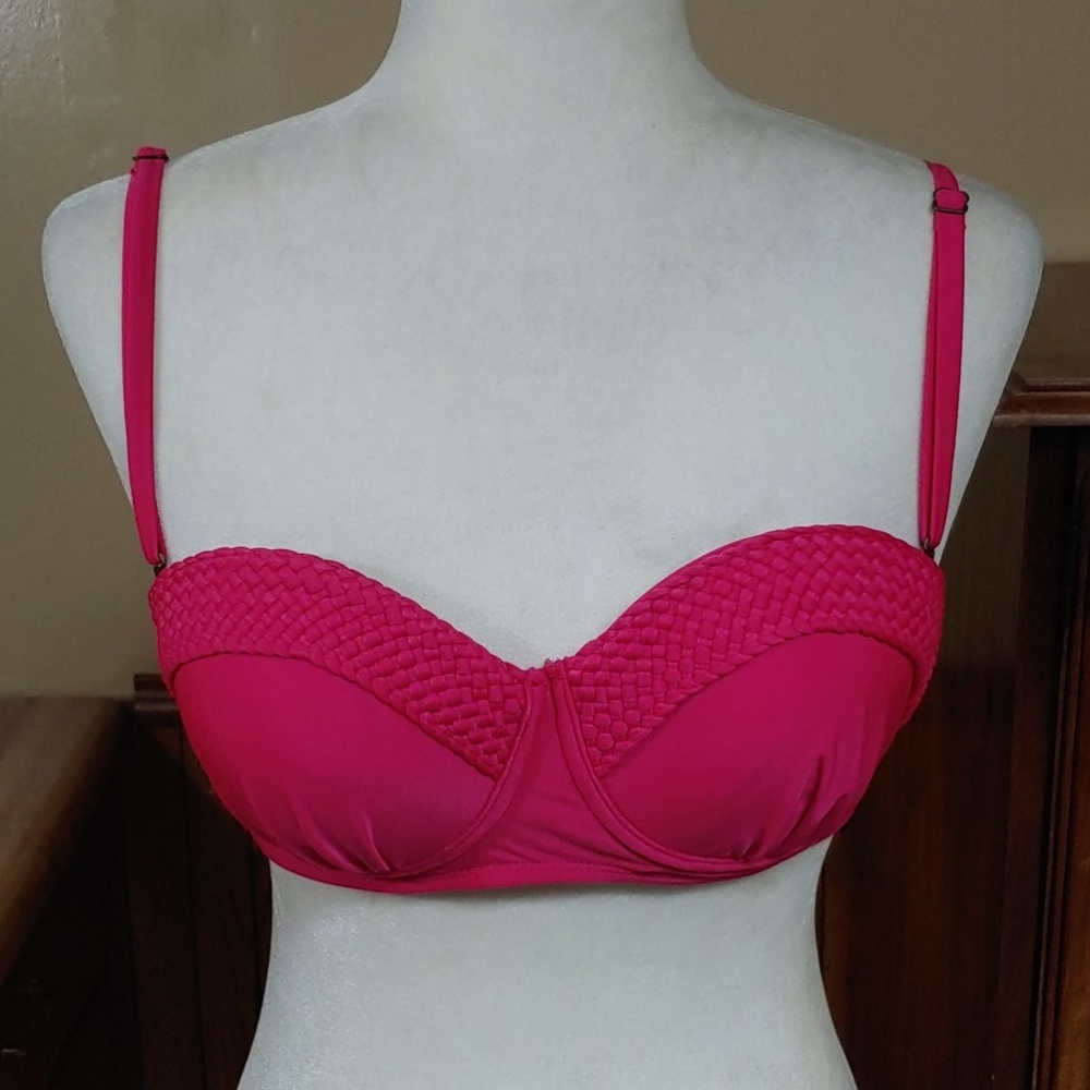 sofia by sofia vergara Braided Multi Way Bikini Top M